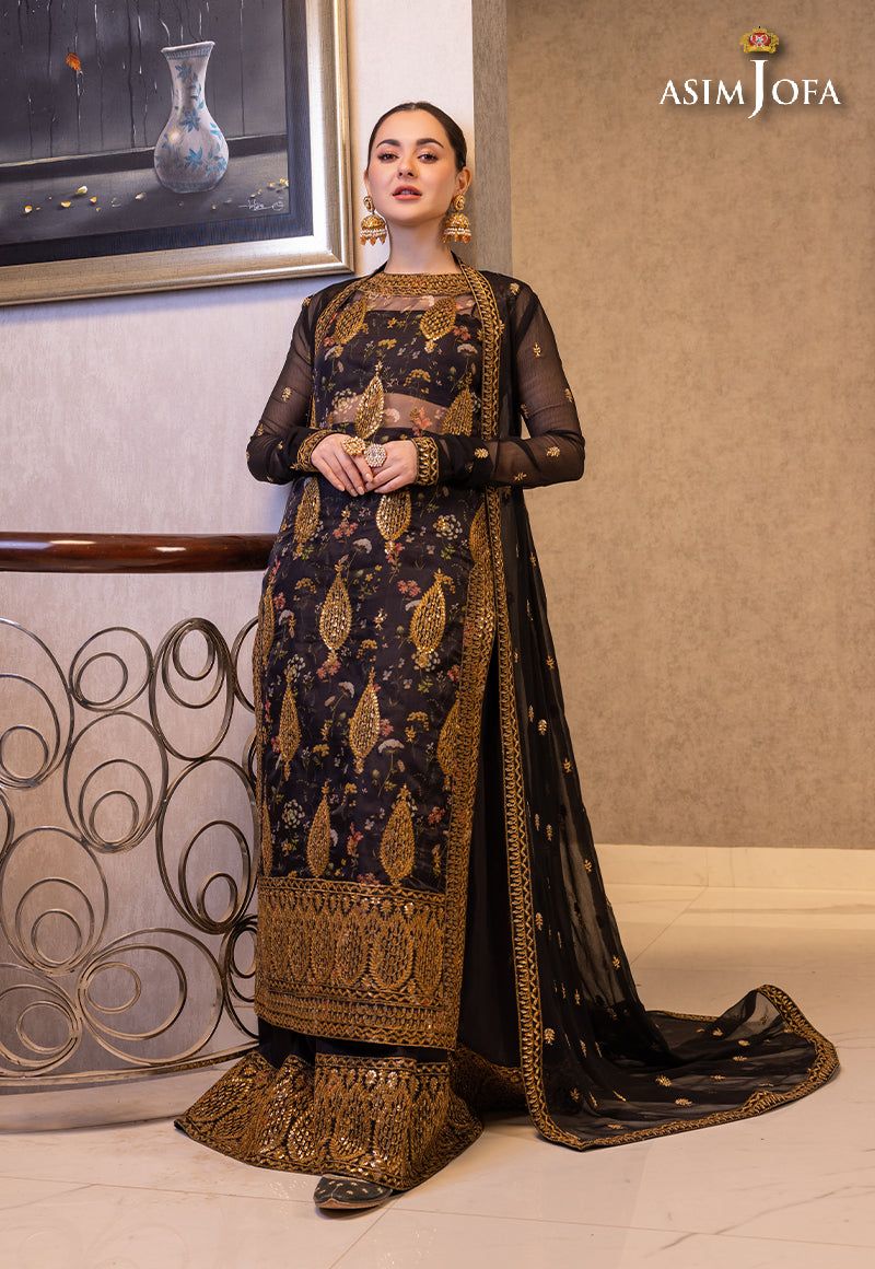 ASIM JOFA LUXUR PRET AJHJ-23 STITCHED - Riwayat-e-khas
