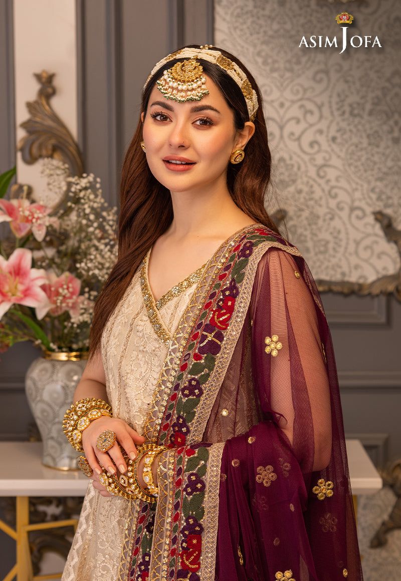 ASIM JOFA LUXUR PRET AJHJ-24 STITCHED - Riwayat-e-khas