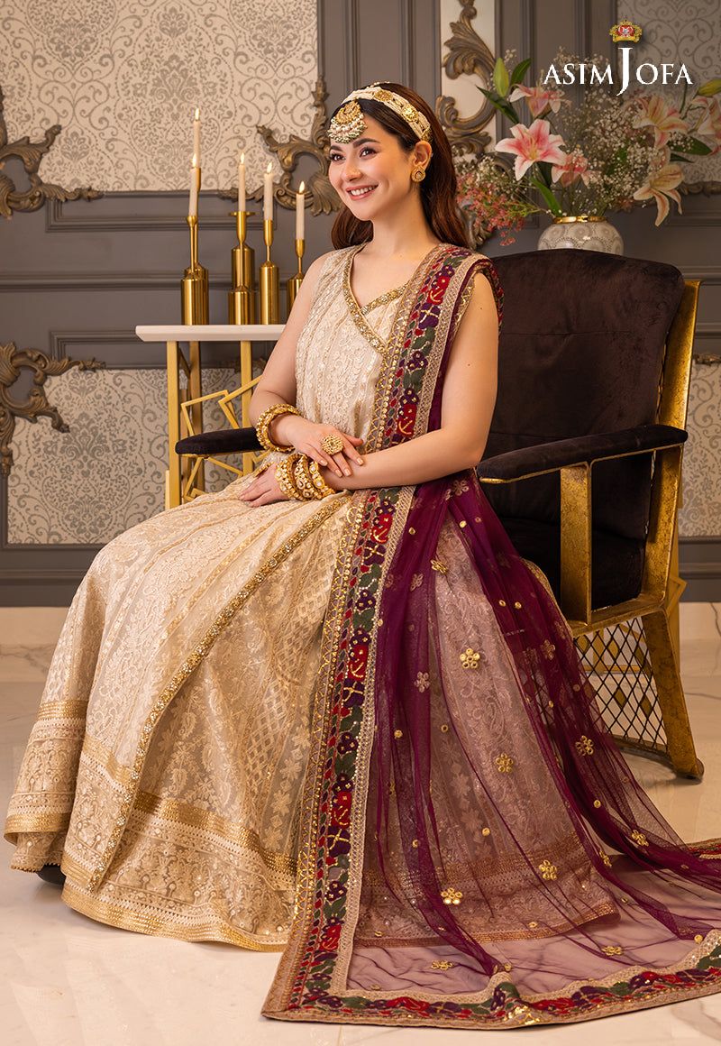ASIM JOFA LUXUR PRET AJHJ-24 STITCHED - Riwayat-e-khas