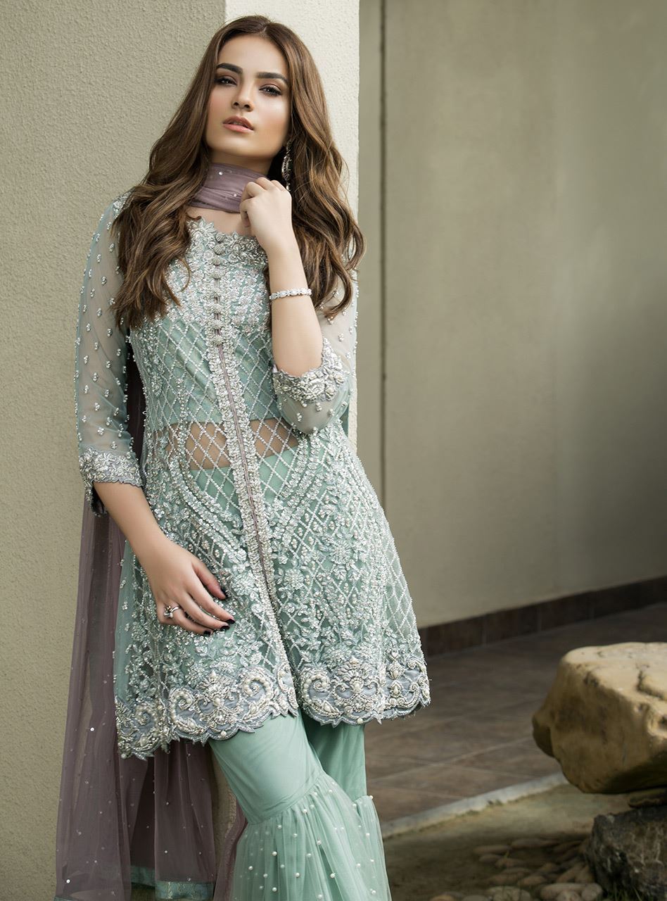 Zainab Chottani | Semi Formals | MINT AND LILAC