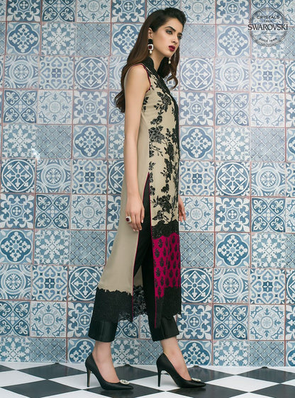 Zainab Chottani | Luxury Pret | COFFEE AND CHERRY PINK