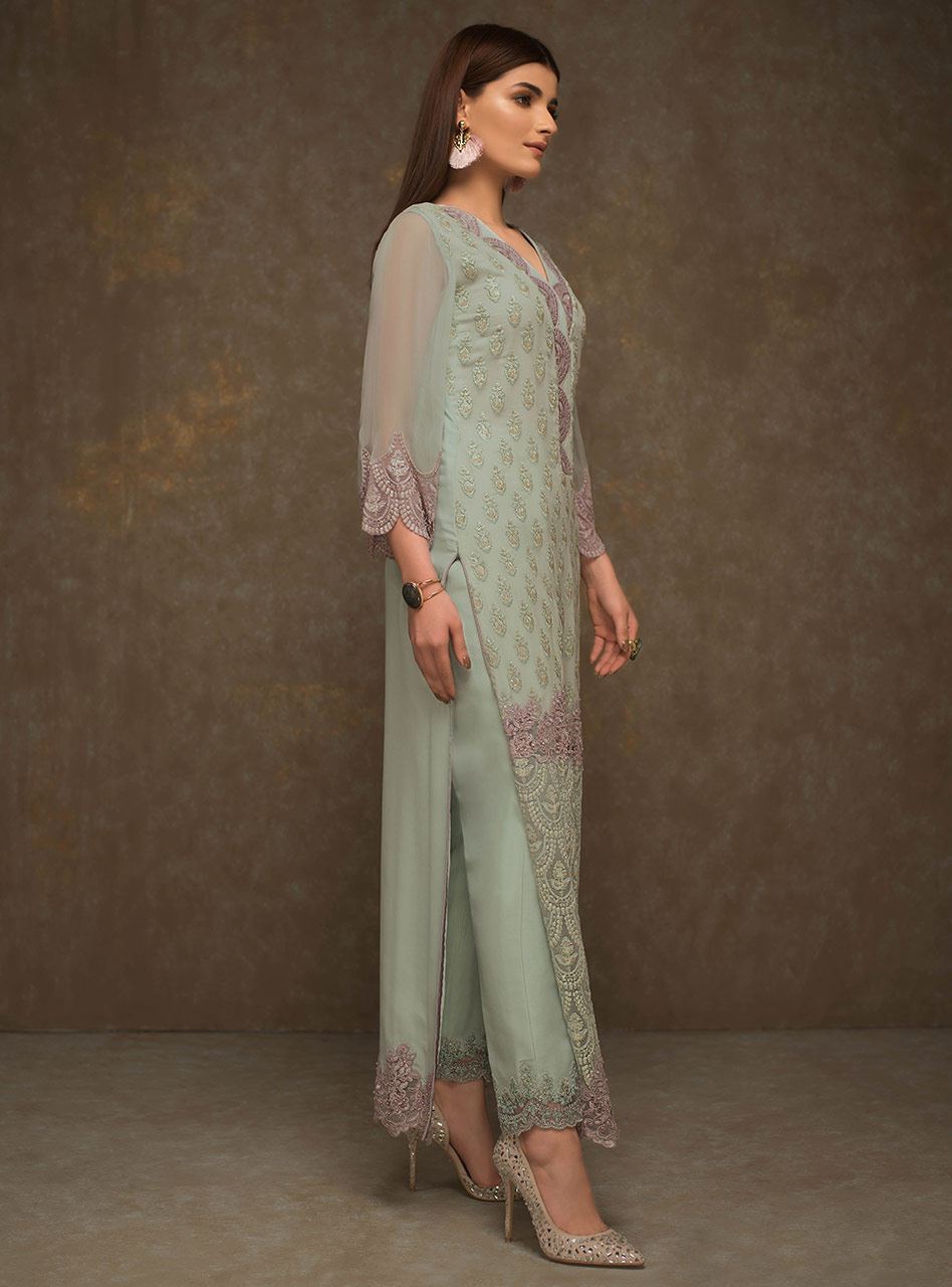 Zainab Chottani | Luxury Pret | CRÈME DE MINT