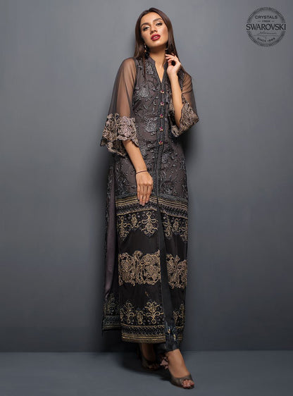 Zainab Chottani | Luxury Pret | THE CHARCOAL TEAL