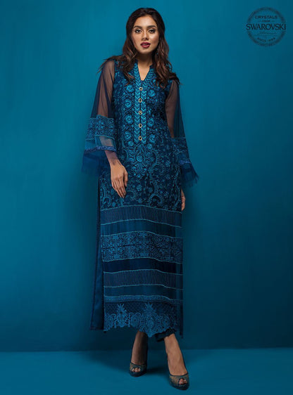 Zainab Chottani | Luxury Pret | TIMELESS TEAL