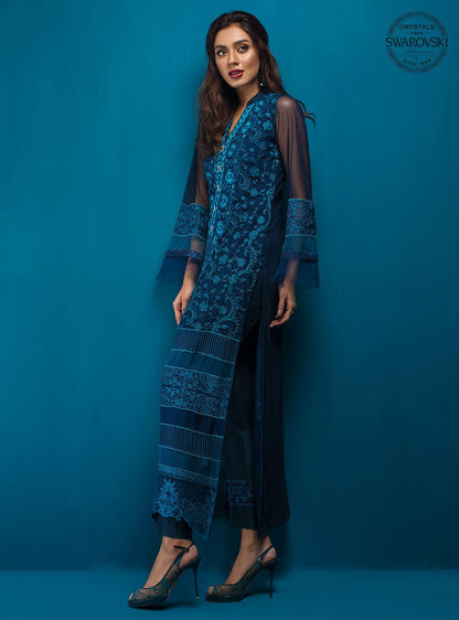 Zainab Chottani | Luxury Pret | TIMELESS TEAL