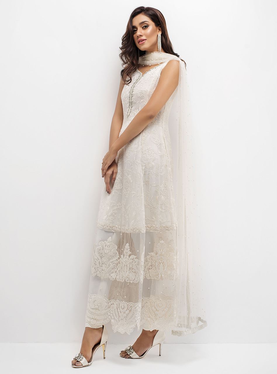 Zainab Chottani | Luxury Pret | WHITE DOVE