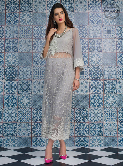 Zainab Chottani | Semi Formals | SILVER ILLUSION