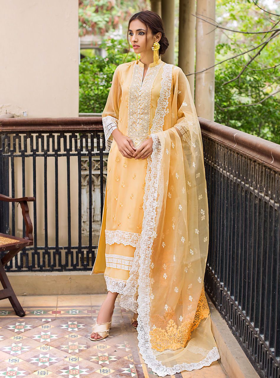 Zainab Chottani | Luxury Pret | YELLOW PETALS