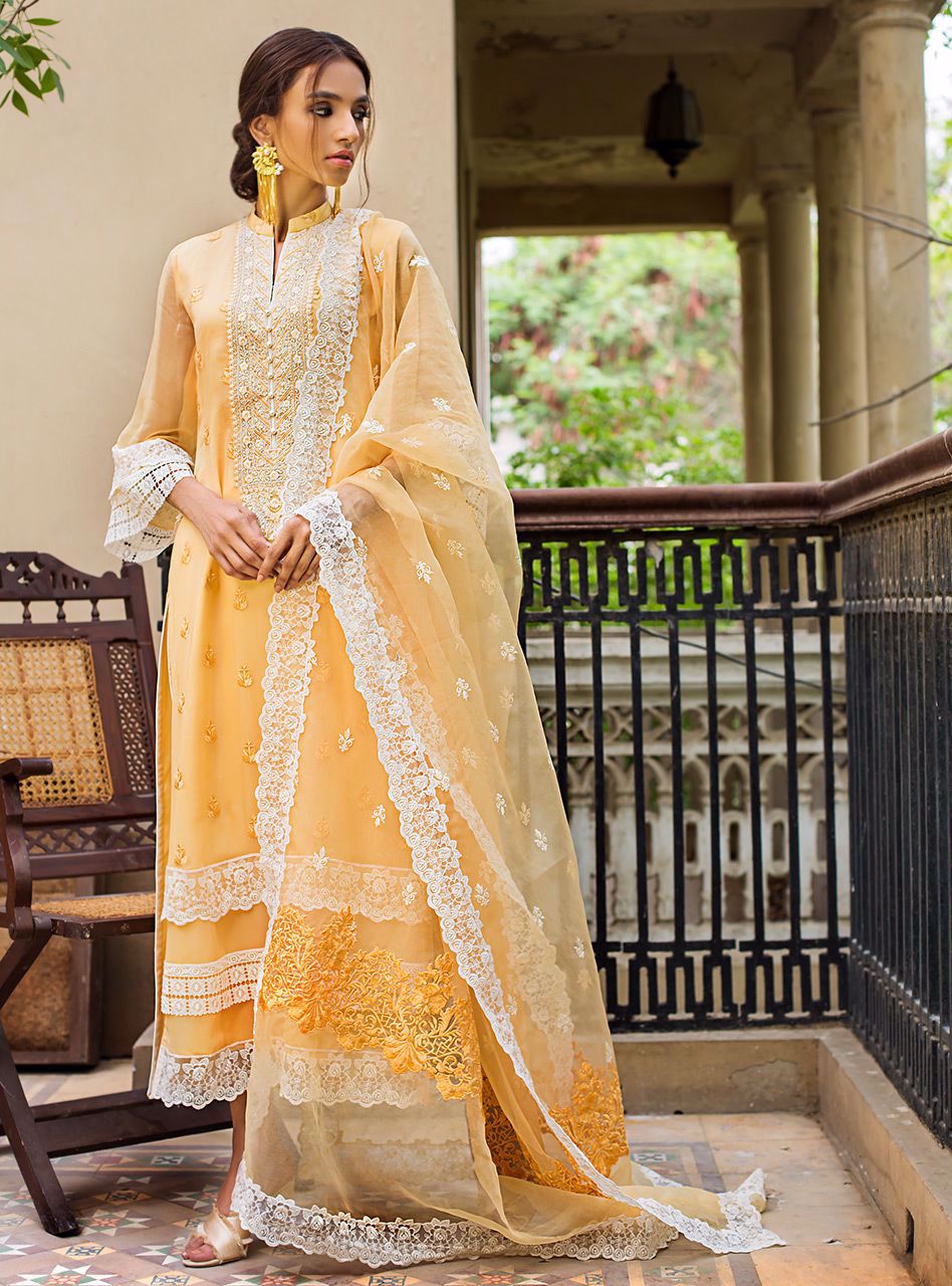 Zainab Chottani | Luxury Pret | YELLOW PETALS