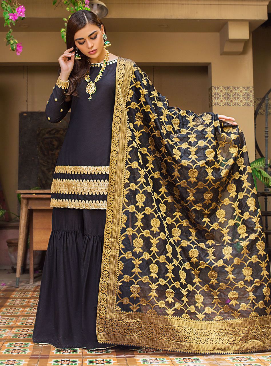 Zainab Chottani | Luxury Pret | BLACK GOLD SYMPHONY