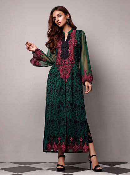 Zainab Chottani | Luxury Pret | EMERALD ELEGANCE