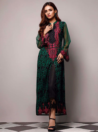 Zainab Chottani | Luxury Pret | EMERALD ELEGANCE