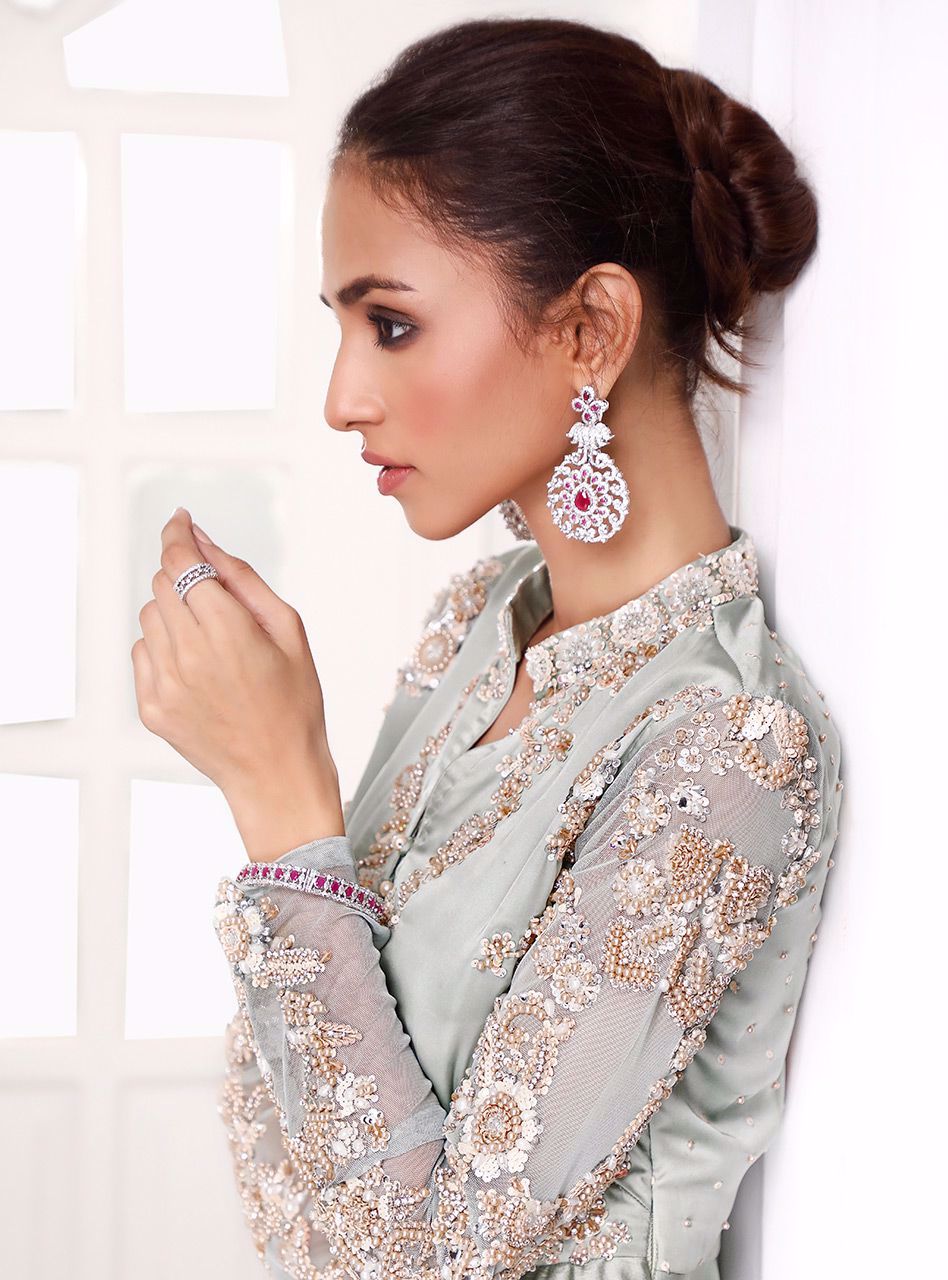 Zainab Chottani | Semi Formals | FROSTED ROSE