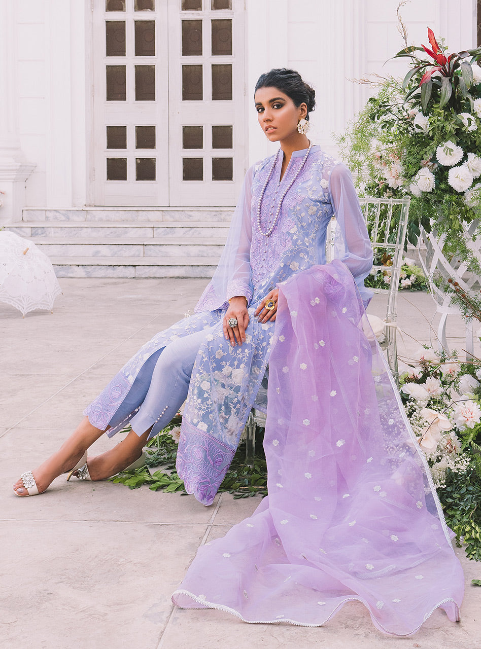 Zainab Chottani | Luxury Pret | PERIWINKLE PEARL