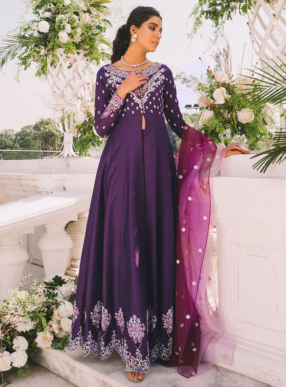 Zainab Chottani | Semi Formals | POWERFUL PURPLE