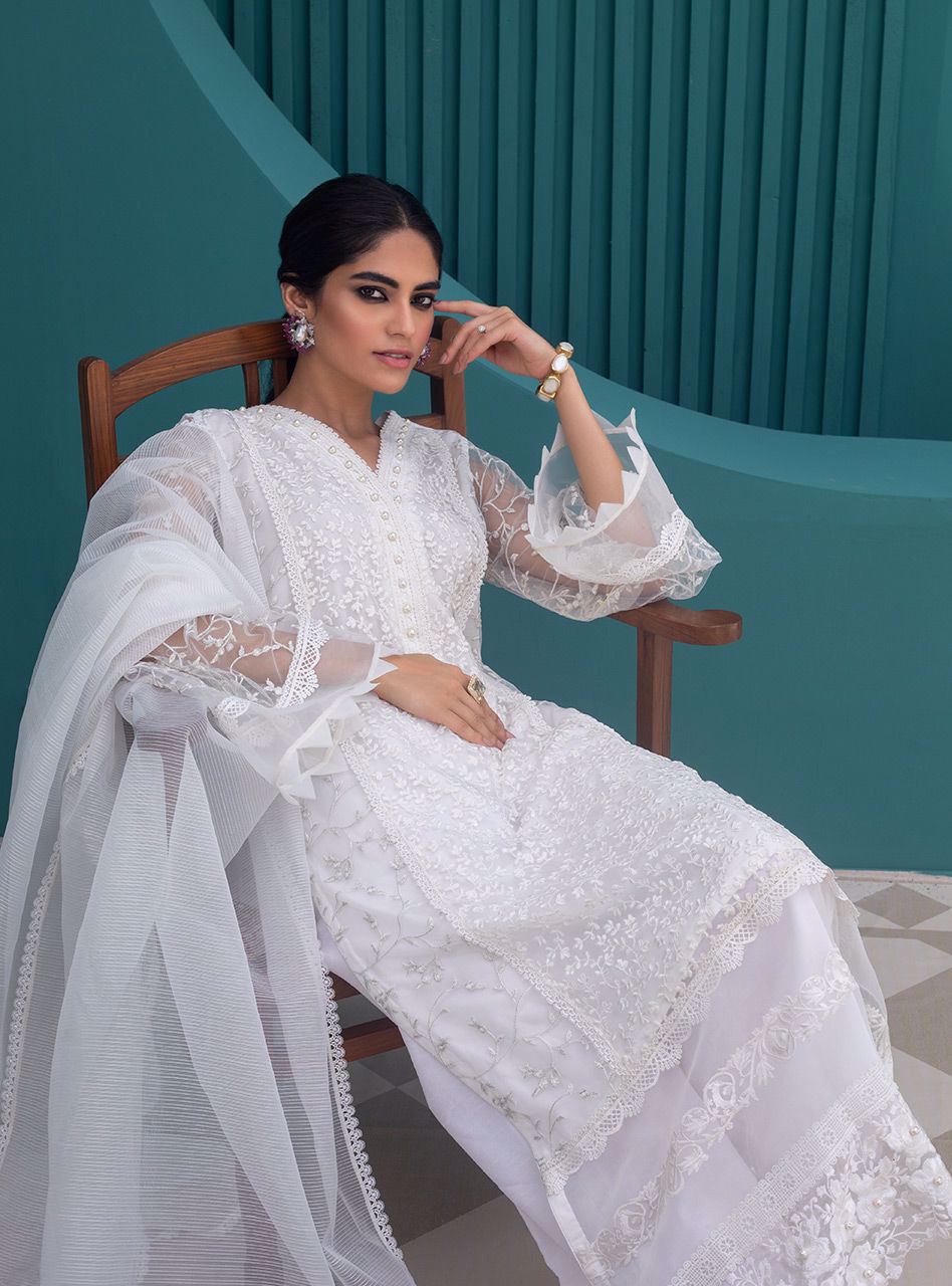 Zainab Chottani | Luxury Pret | PRISTINE WHITE