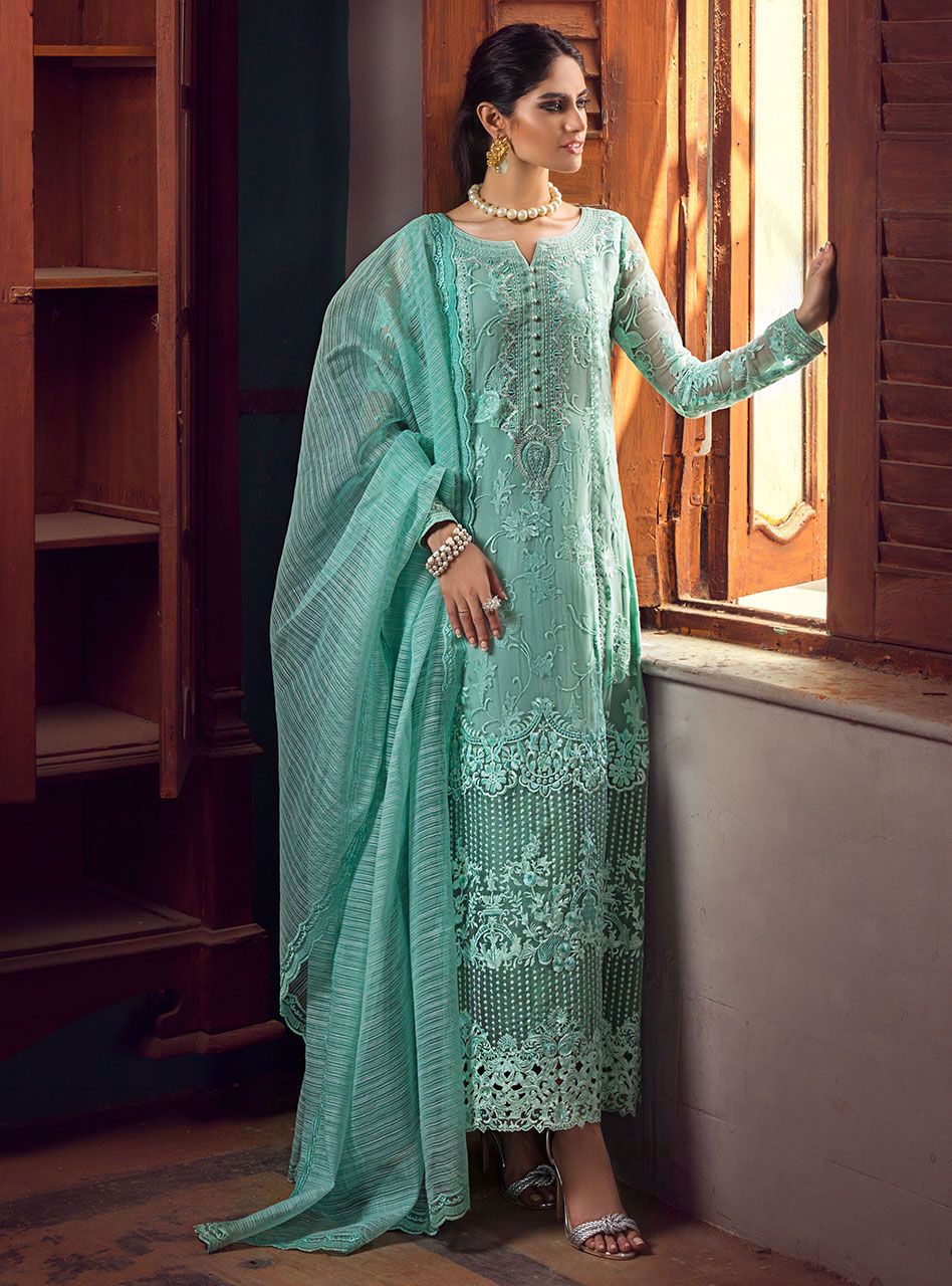 Zainab Chottani | Luxury Pret | AQUA GLORY