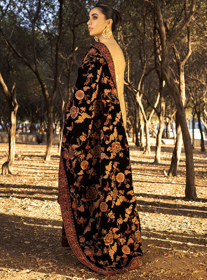 Zainab Chottani | Luxury Pret | MEHMAL-BLACK