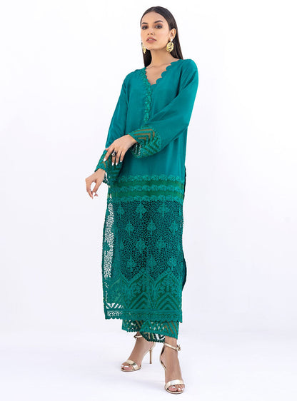 Zainab Chottani | Casual Pret | SHADOW GREEN