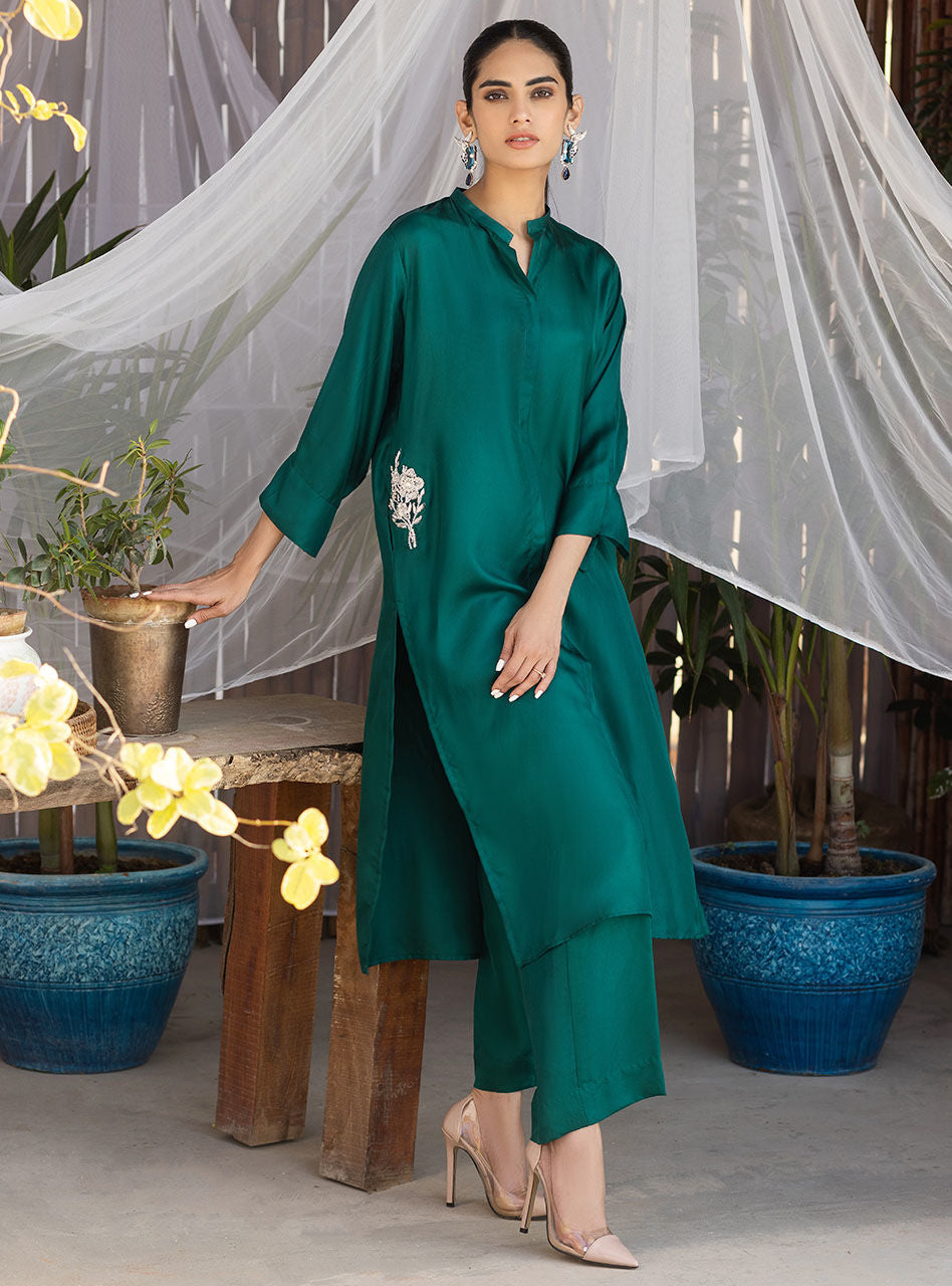 Zainab Chottani | Luxury Pret | EMERALD SAGE