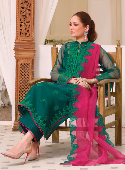 Zainab Chottani | Luxury Pret | JADE OLIVE