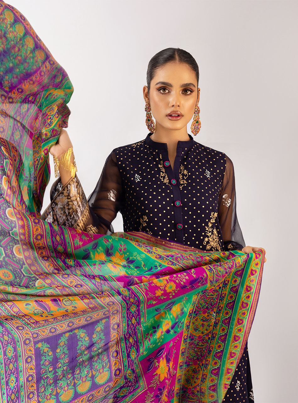 Zainab Chottani | Luxury Pret | NAVY HAZE