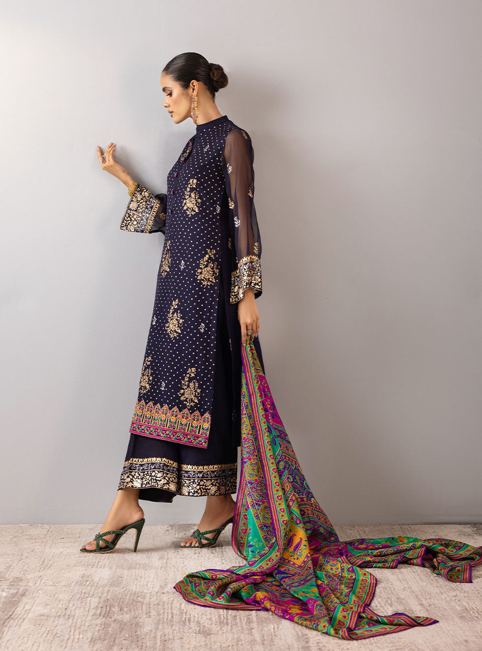 Zainab Chottani | Luxury Pret | NAVY HAZE