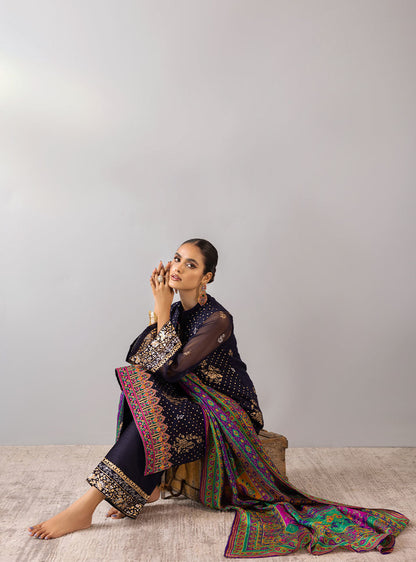 Zainab Chottani | Luxury Pret | NAVY HAZE