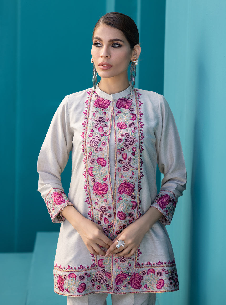Zainab Chottani | Luxury Pret | MYSTI TAUPE