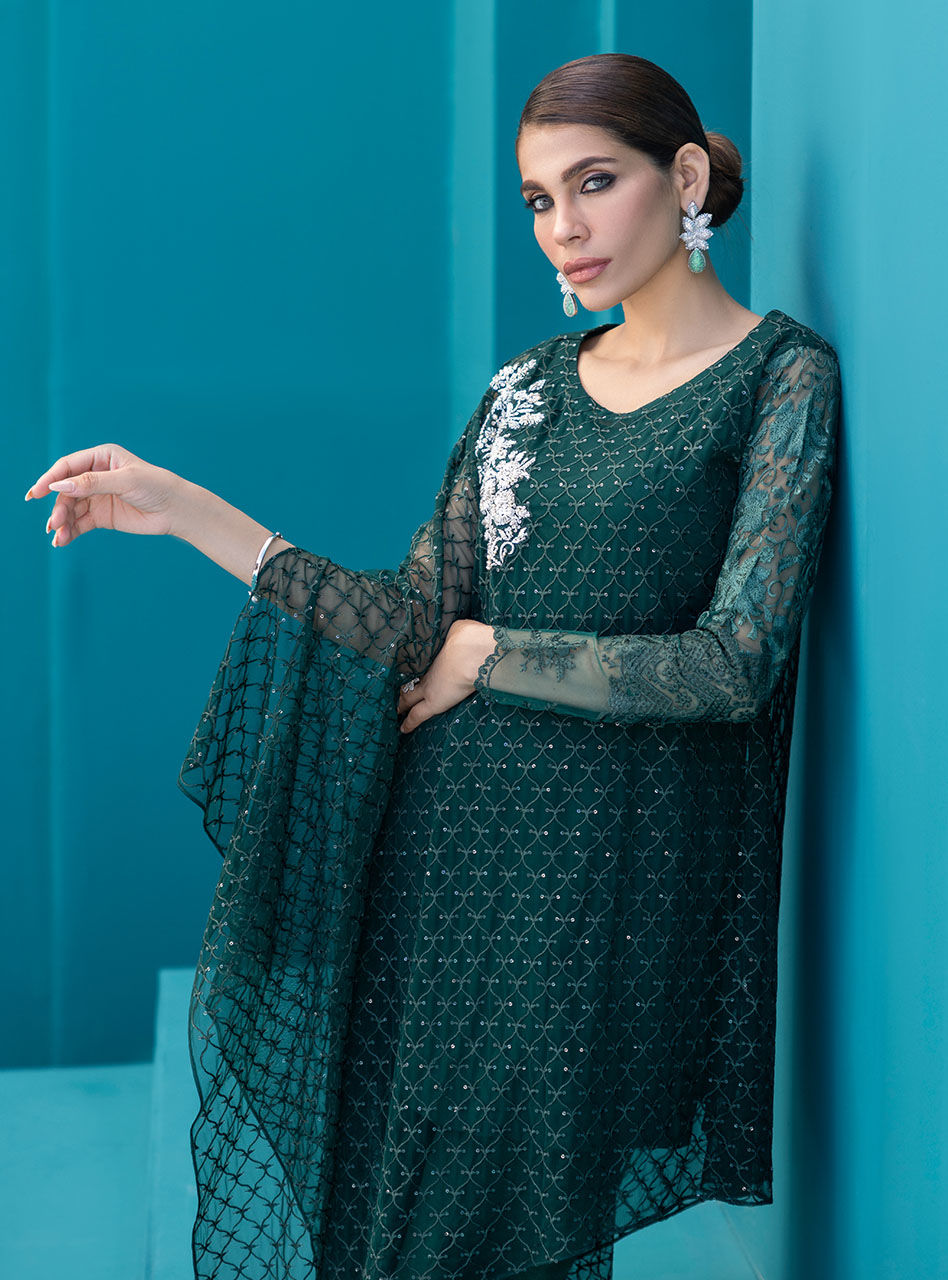 Zainab Chottani | Luxury Pret | EMERALD FRESCO