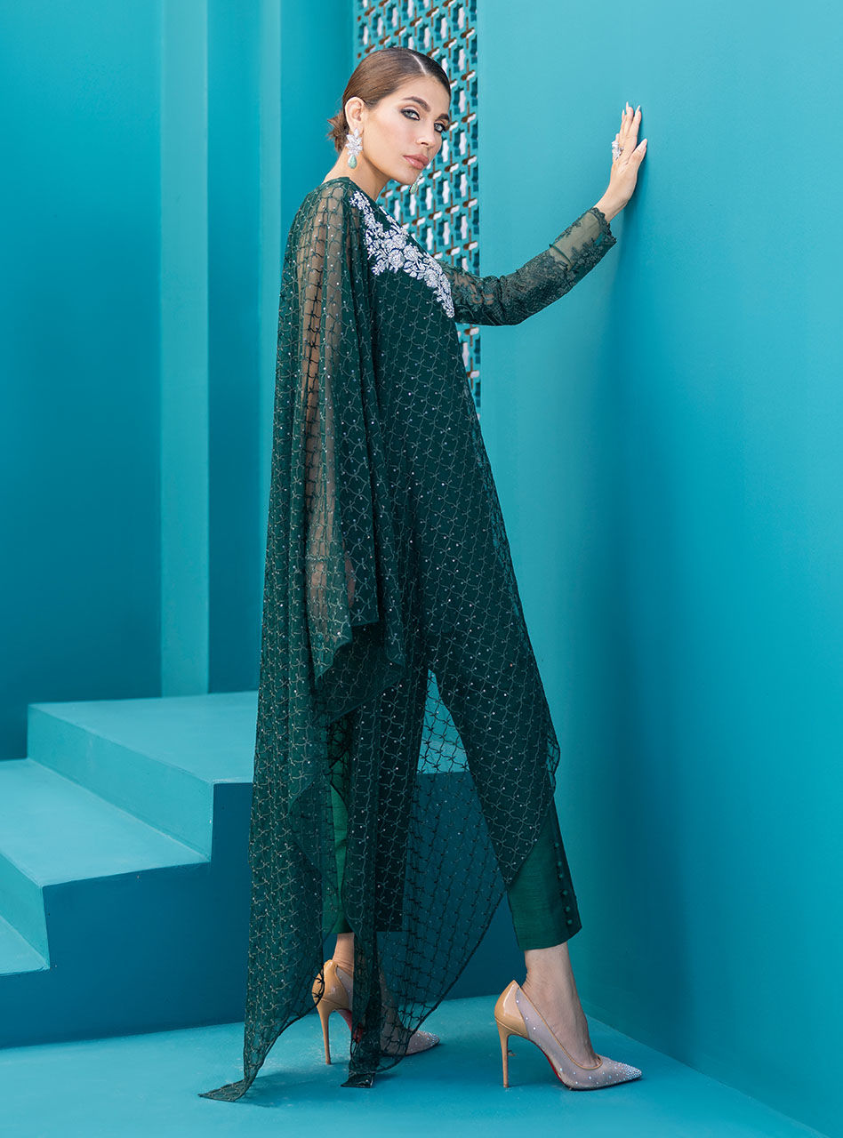 Zainab Chottani | Luxury Pret | EMERALD FRESCO