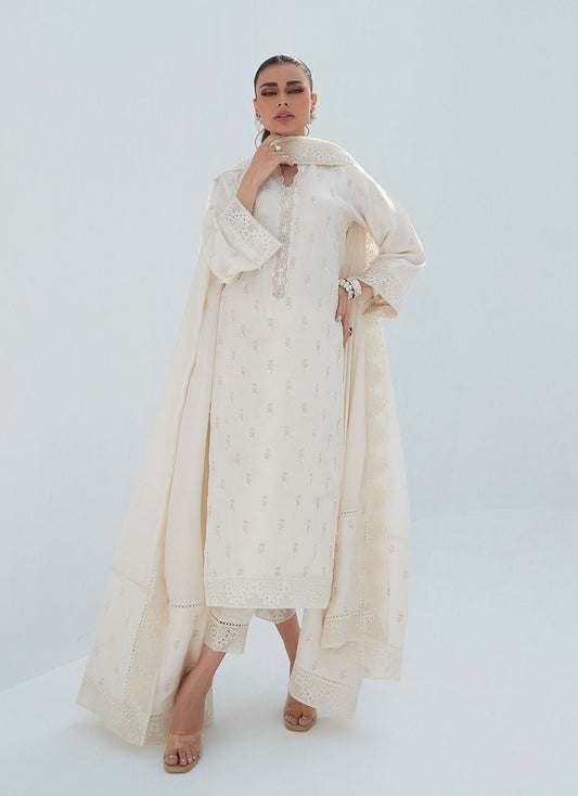 Farah Talib Aziz | Designer Picks 24 | ROSIE IVORY SHIRT AND DUPATTA
