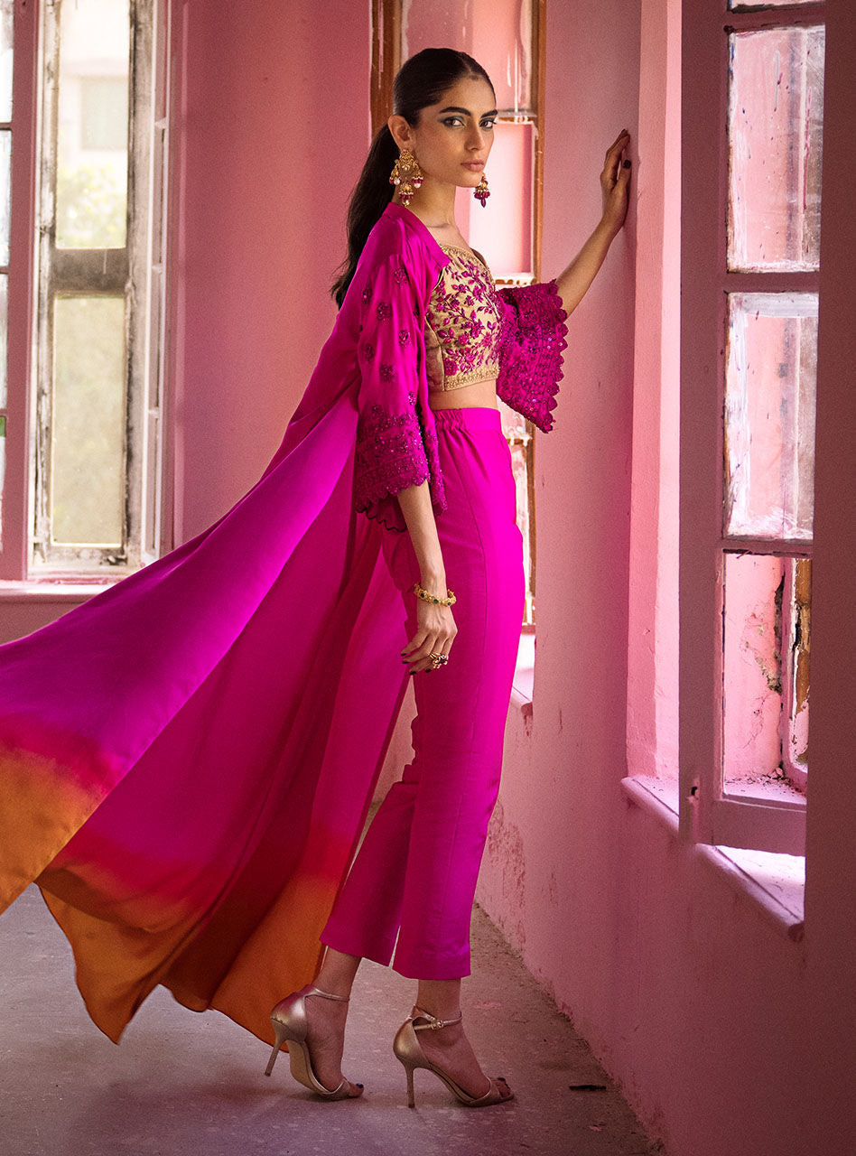 Zainab Chottani | Semi Formals | BLUSHING ROSEATTE