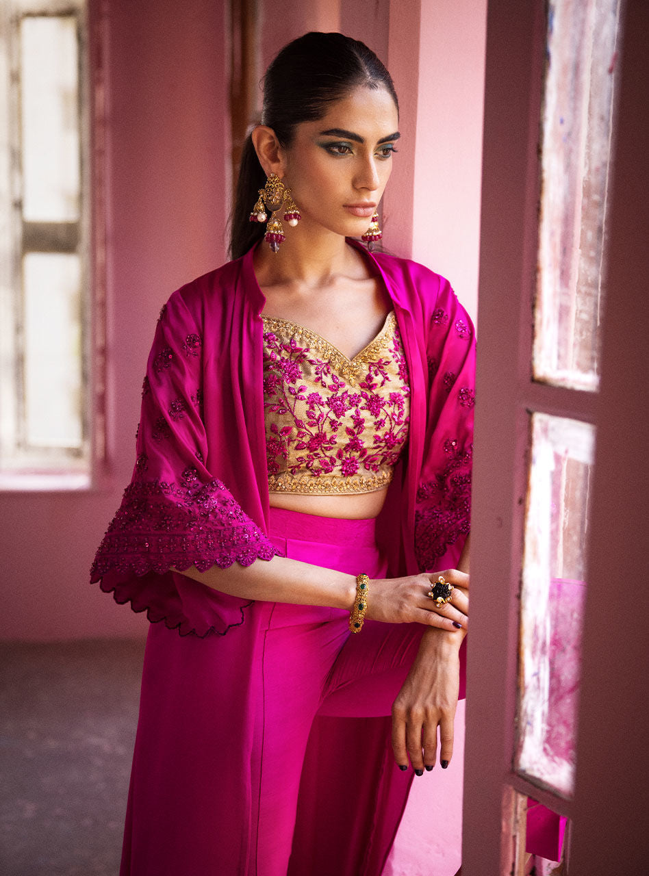 Zainab Chottani | Semi Formals | BLUSHING ROSEATTE