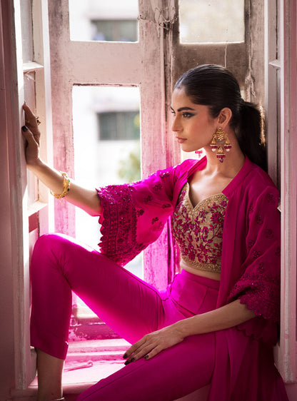 Zainab Chottani | Semi Formals | BLUSHING ROSEATTE