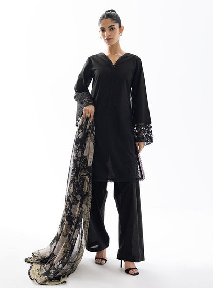 Zainab Chottani | Casual Pret | CHARCOAL NOVA
