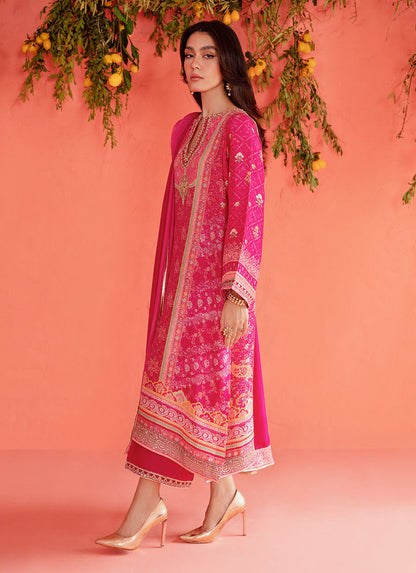 Farah Talib Aziz | Designer Picks 24 | ASHA MAGENTA SHIRT AND DUPATTA