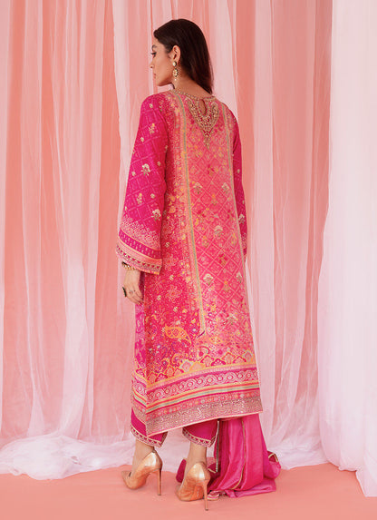Farah Talib Aziz | Designer Picks 24 | ASHA MAGENTA SHIRT AND DUPATTA