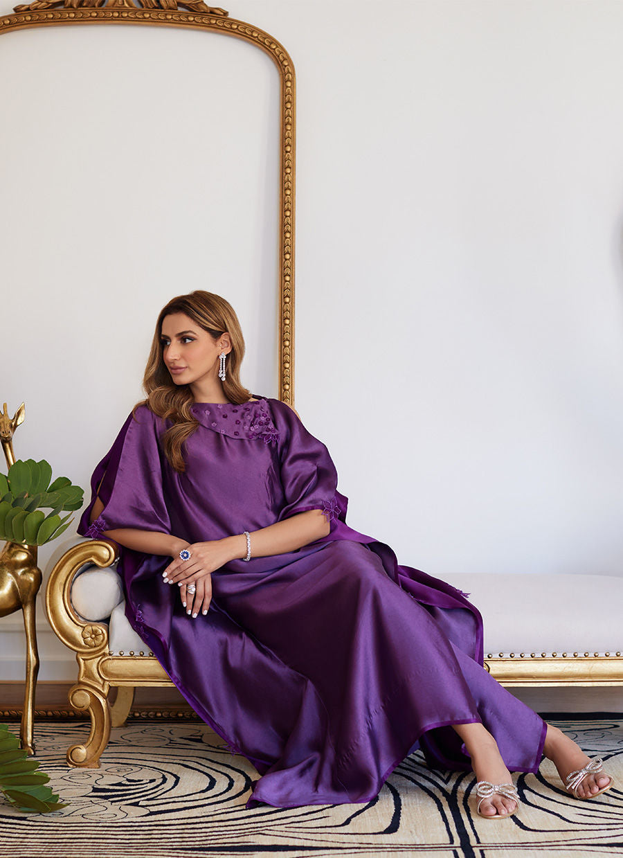 Farah Talib Aziz | Luna Eid Collection 24 | MAYLONE SPARKLING GRAPE