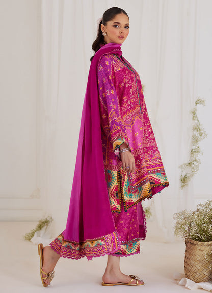 Farah Talib Aziz | Designer Picks 24 | LUZ MAGENTA SHIRT AND DUPATTA