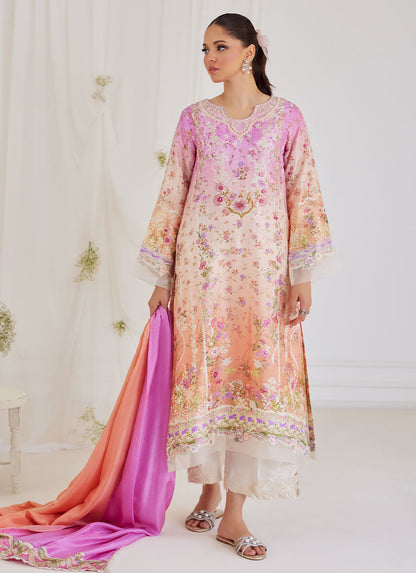 Farah Talib Aziz | Designer Picks 24 | MAURA OMBRE SHIRT AND DUPATTA