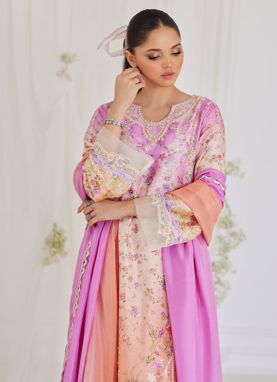 Farah Talib Aziz | Designer Picks 24 | MAURA OMBRE SHIRT AND DUPATTA