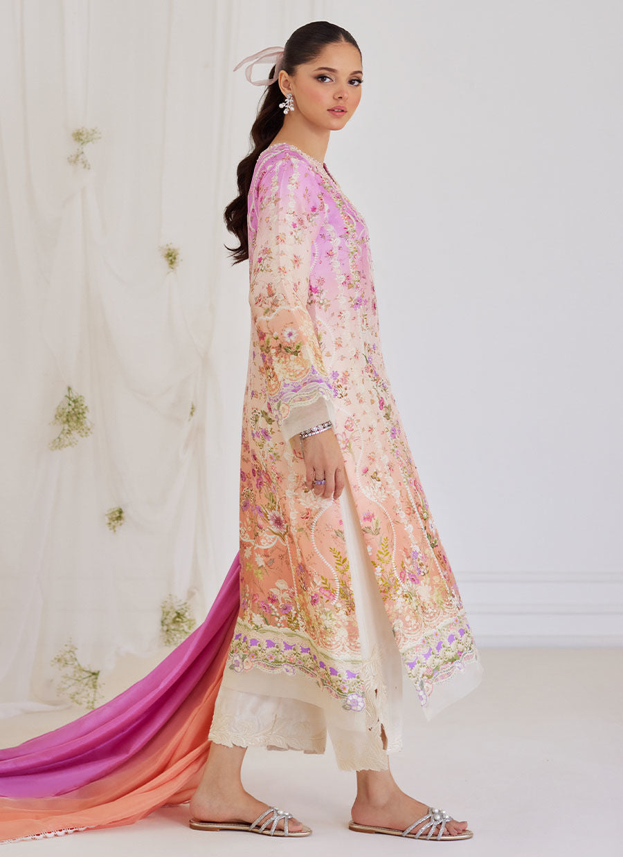 Farah Talib Aziz | Designer Picks 24 | MAURA OMBRE SHIRT AND DUPATTA