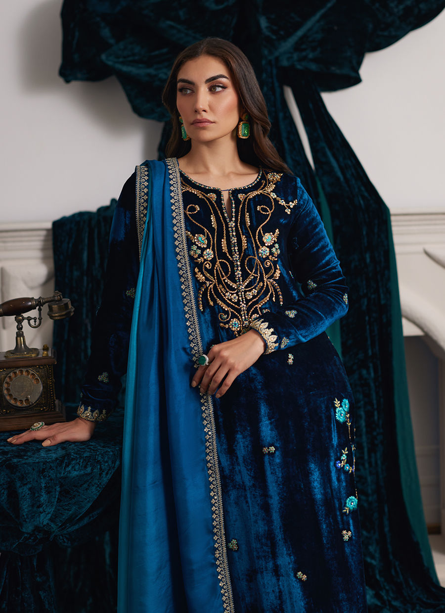 Farah Talib Aziz | Velvets The After Party | DIO SHIRT AND DUPATTA