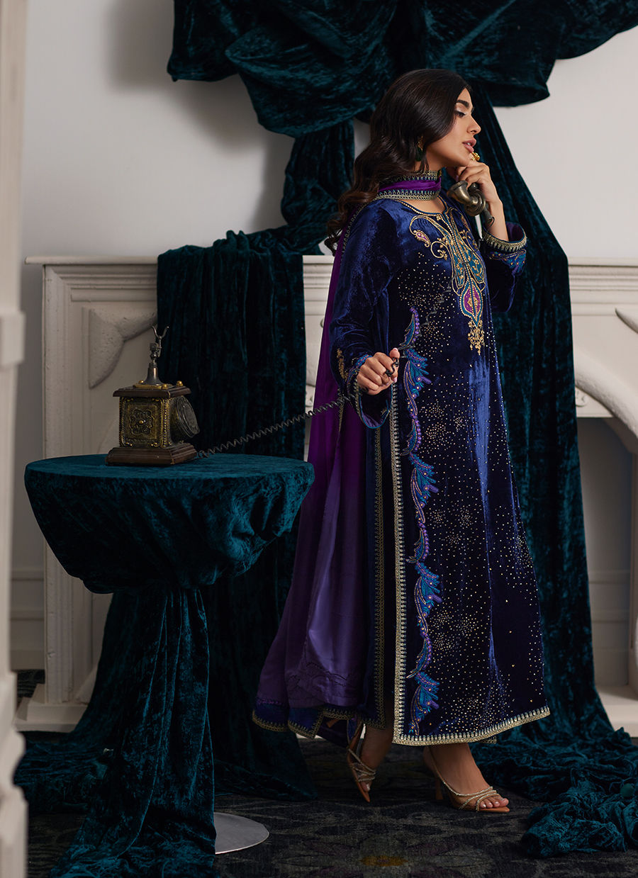 Farah Talib Aziz | Velvets The After Party | EDIE SHIRT AND DUPATTA