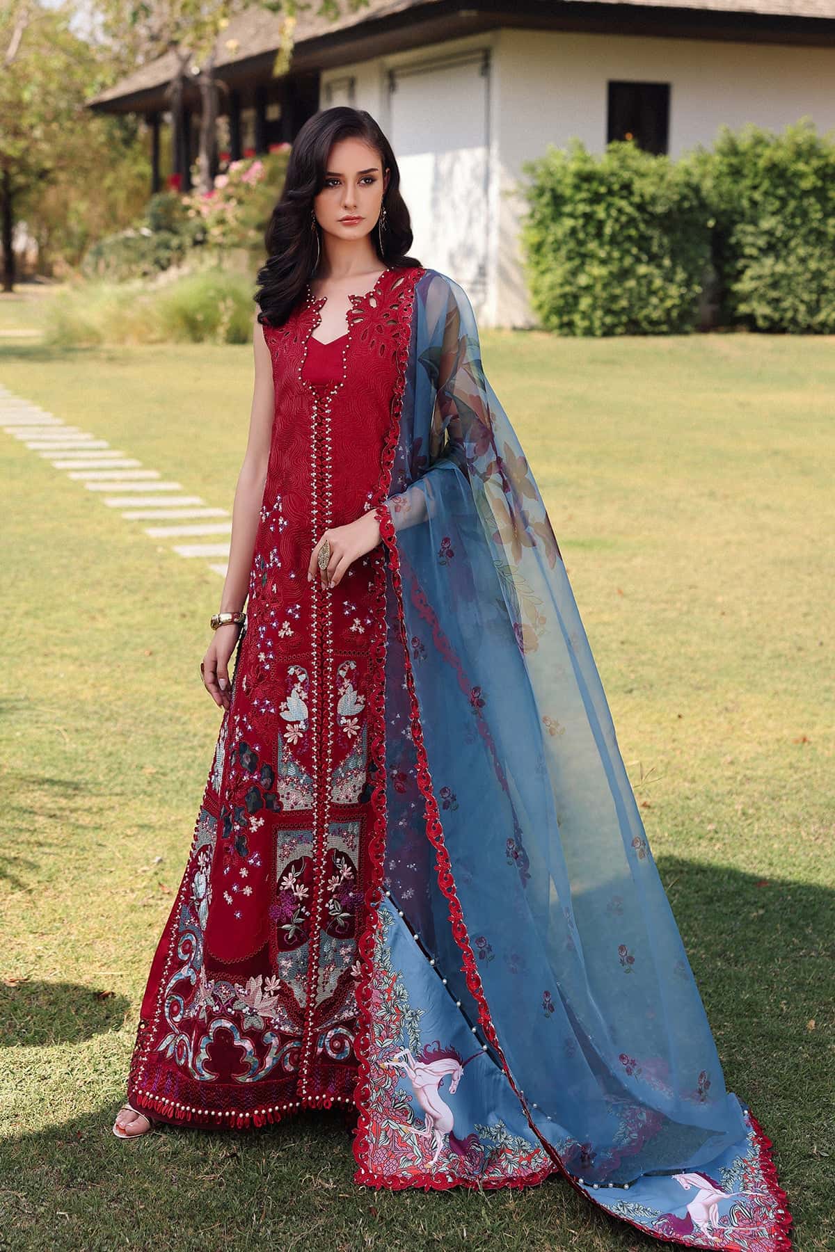 Afrozeh | Lawn 25 | Glacis