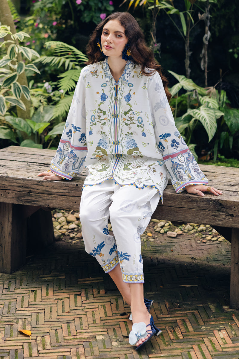 Qalamkar | Printed Co Ords 25 | OP-06 Ilsa