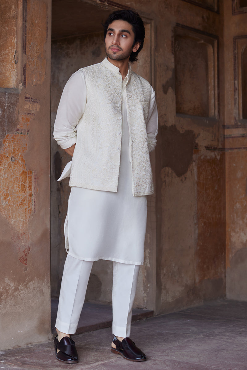 Pakistani Menswear | Qalamkar | BQ-02(waistcoat)