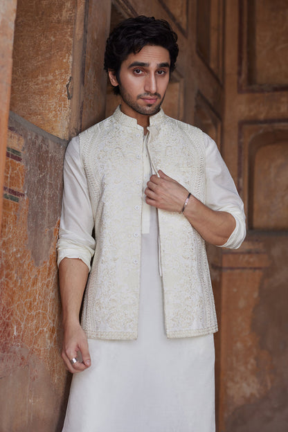 Pakistani Menswear | Qalamkar | BQ-02(waistcoat)