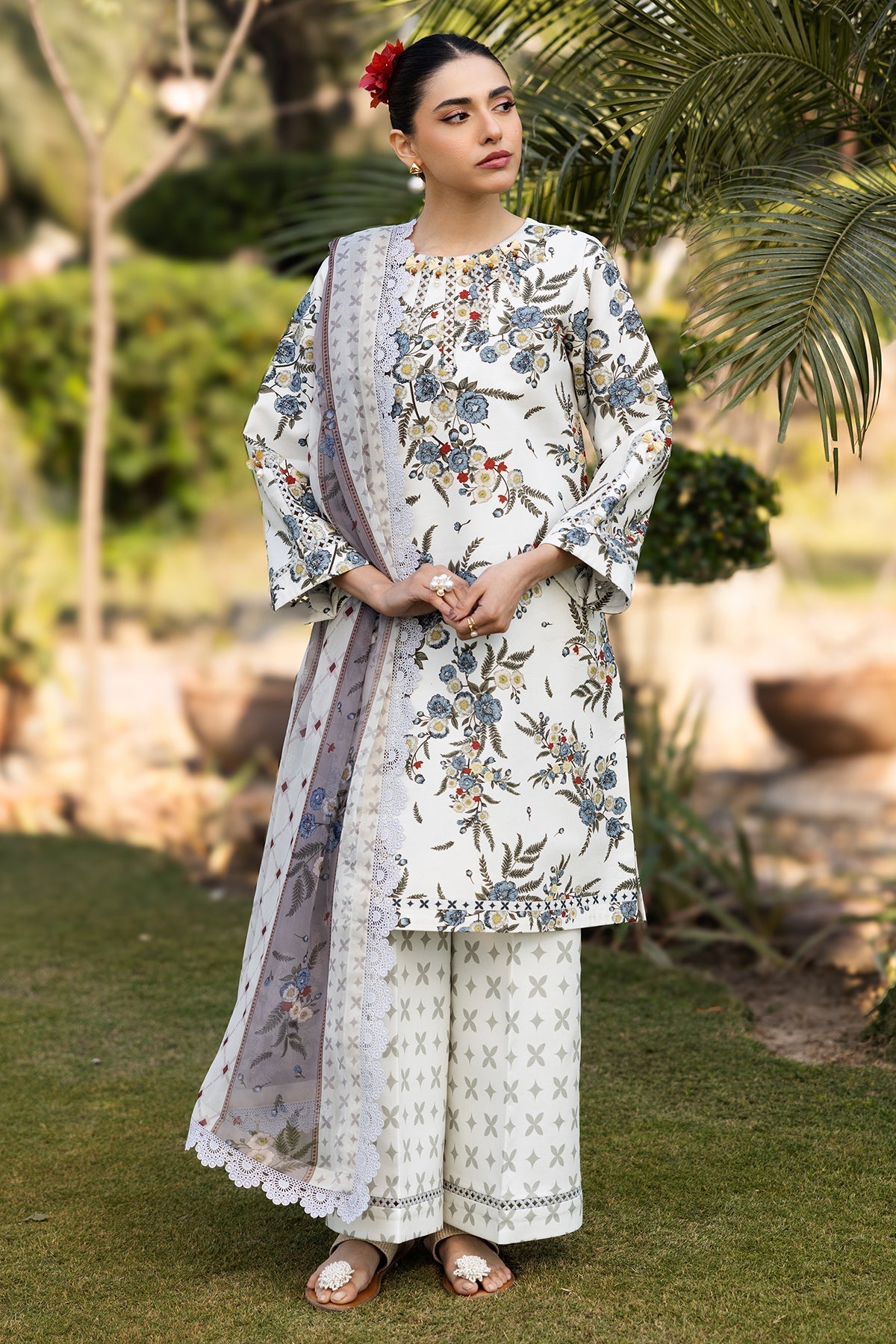 Alizeh | Sheen Lawn Prints 25 | AF-PL-6040-Alaska
